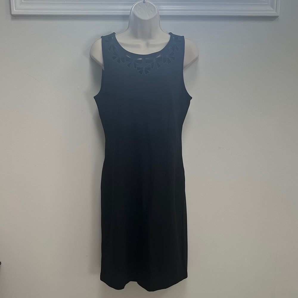 Talbots Black Sleeveless Mini Dress